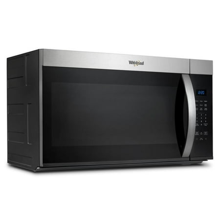 Whirlpool - 1.7 Cu. Ft. Over-the-Range Microwave with 1000-Watts Cooking Power - Stainless Steel