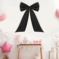 thumbnail image 6 of Sylvtty Large Satin Bow Decoration Birthday Party Room Backdrop Decor Giant Wall Bow for Baby Shower Bridal Shower Graduation Wedding Bachelorette Party Supplies, 6 of 7