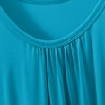 thumbnail image 5 of Fznquz Womens Nightgowns Casual Summer Loungewear Dress Lightweight Soft Blue Sleeping Loose Gowns for Women Sleepwear, 5 of 6