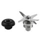thumbnail image 2 of Quality Stainless Steel Silver&Black Blade & Drive Socket Combo Kit for Blender Parts, 2 of 5