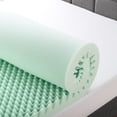 thumbnail image 5 of Crown Comfort 3 Inch Egg Crate Memory Foam Mattress Topper with Calming Aloe Infusion Twin, 5 of 5