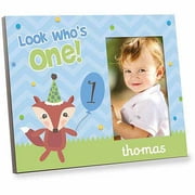 Personalized Look Who's One Birthday Frame For Him