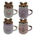 thumbnail image 1 of Set de Tazas Ceramica Importacion  Corazon y Moños 4 Piezas, 1 of 2