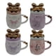 thumbnail image 1 of Set de Tazas Ceramica Importacion  Corazon y Moños 4 Piezas, 1 of 2