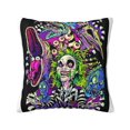 thumbnail image 1 of Beetlejuice - Fundas de almohada para sofá cama, cómodas, fundas de cojines para sofá, dormitorio, coche, 16 x 16 pulgadas, cuadradas, 1 of 8