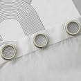 thumbnail image 4 of Manfei Modern Geometric Curtains Pack of 2 (42x84 Each),Stripe Lines Pattern Curtains Blackout,Gray Dot Bedroom Curtains For Girl Boys,Super Cozy Room Decor, 4 of 6