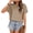 Khaki, variant on Womens Tops Short Sleeve Summer Spring Beach Vacation Clothes Business Casual Outfits Black XL