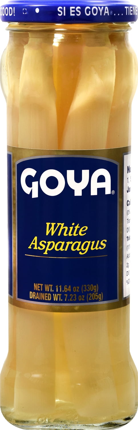 (3 pack) Goya White Asparagus, Canned Vegetables, 11.64 oz