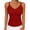 Red, variant on YODETEY Women’s V Neck Tank Tops,Womens Everyday Sleeveless Ribbed Fitted V-Neck Tank Top ,Pink,Size XL