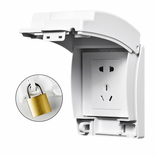 Boîte de Prise Électrique Étanche à Sécurité Améliorée avec Fonction de Verrouillage à Clé