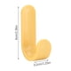thumbnail image 5 of Matsuzay 4/6PCS Gancho de toalla Colgador de puerta de plástico Perchero de pared autoadhesivo Percheros para sombreros Almacenamiento y organización del hogar Amarillo, 5 of 6