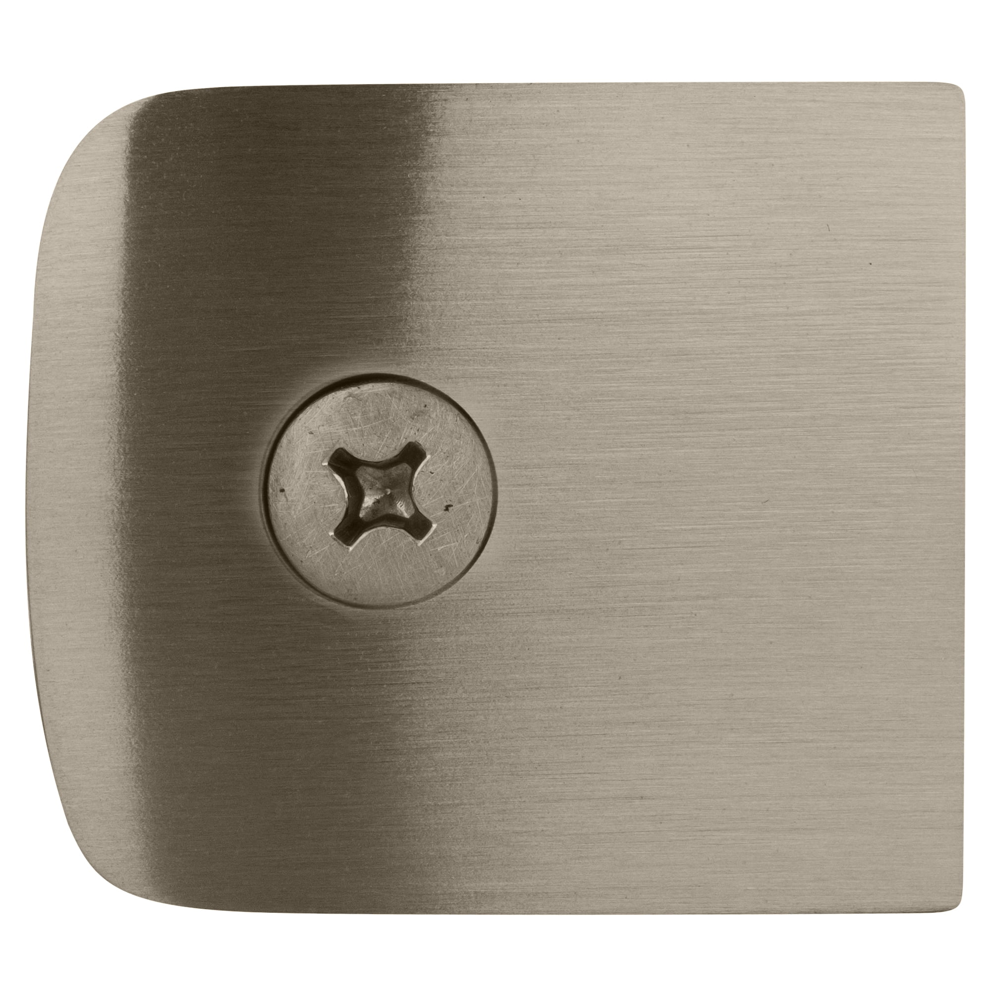 CRL R0M79BN Brushed Nickel Roman Series Fixed Panel U-Clamp