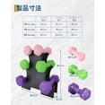 thumbnail image 2 of Dumbbell Set for Women and Men, Neoprene Dumbbell Free Hand Weight Set  for Home Gym, Packed In Pairs, 2 of 8