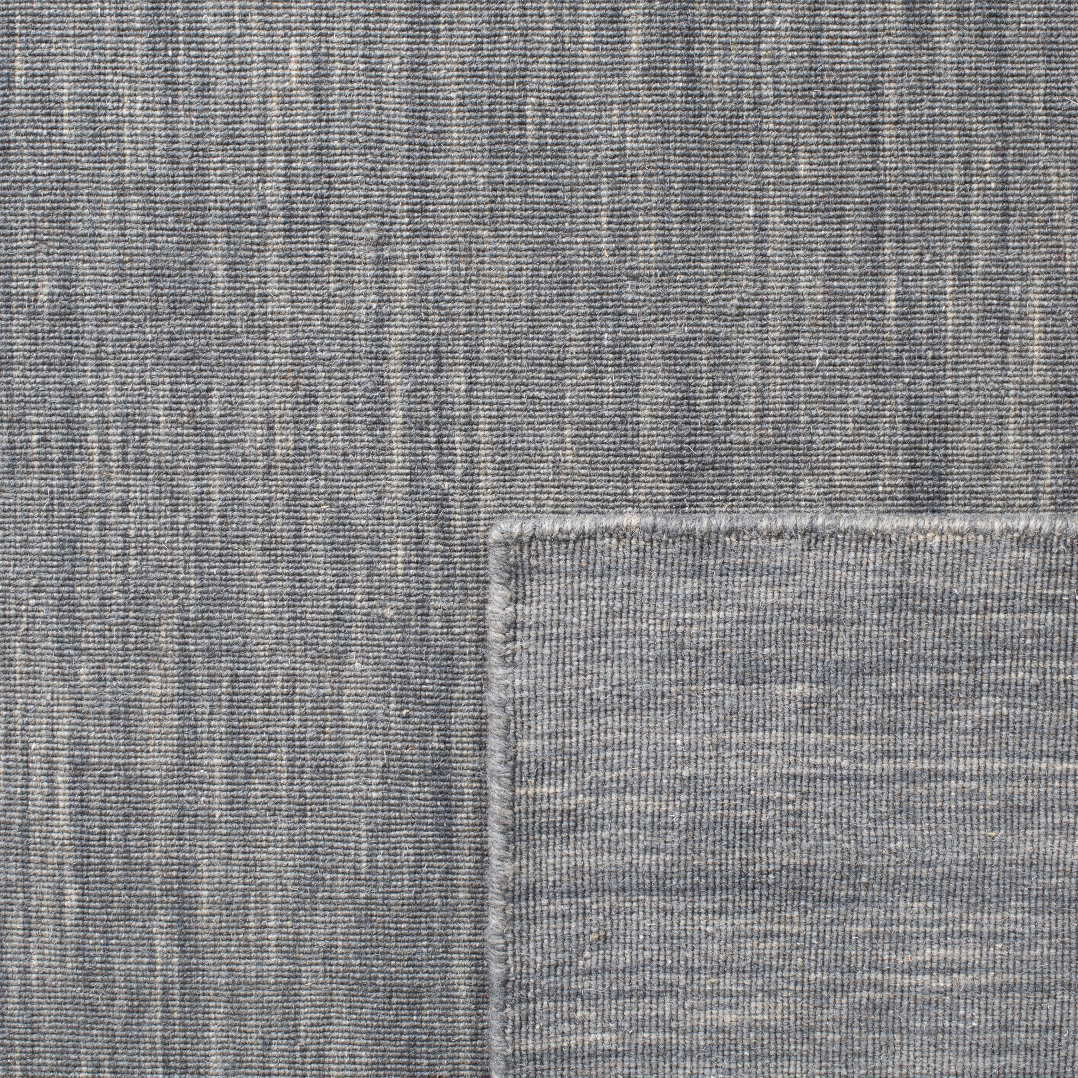 SAFAVIEH Kilim Patrick Solid Area Rug, Grey/Silver, 6' x 6' Round