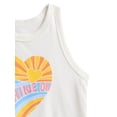 thumbnail image 3 of Wonder Nation Girls Graphic Tank Top, Sizes 4-18 & Plus, 3 of 3