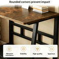 thumbnail image 7 of HDOFM 39.4 Inch Small Computer Desk for Small Space, Rolling Office Desk with Monitor Stand, Student Study Writing Desk for Bedroom, 7 of 7