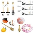 thumbnail image 6 of VBXOAE Stable Copper Bicycle Bike Pump Adapter Set 24PC Nozzles for Quick Emergency Use with Pumps or Compressors,Easy Install and Portable., 6 of 9