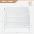 thumbnail image 4 of Sweater Drying Rack, Mesh Clothes Drying Rack, Stackable Laundry Drying Rack, Lay Flat Dryer for Delicates, Portable Dry Rack for Indoor or Outdoor, White, 4-Pack, 4 of 8