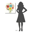 thumbnail image 4 of Global Gallery's 'Seaside Bouquet III' By Michael Mullan Stretched Canvas Wall Art, 4 of 4