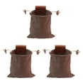 thumbnail image 1 of Advancent Bolsa de forraje PU Mini Mushroom Cosecha Bolsa Llaves Monedas Contenedor Acampar al aire libre Cinturón marrón Type1 NO1, 1 of 6
