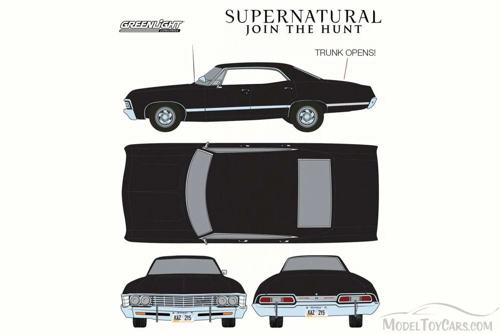 1967 chevy impala toy car