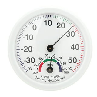 Vicks Health Check Hygrometer Humidity Monitor, 0.25 lb, White, V70