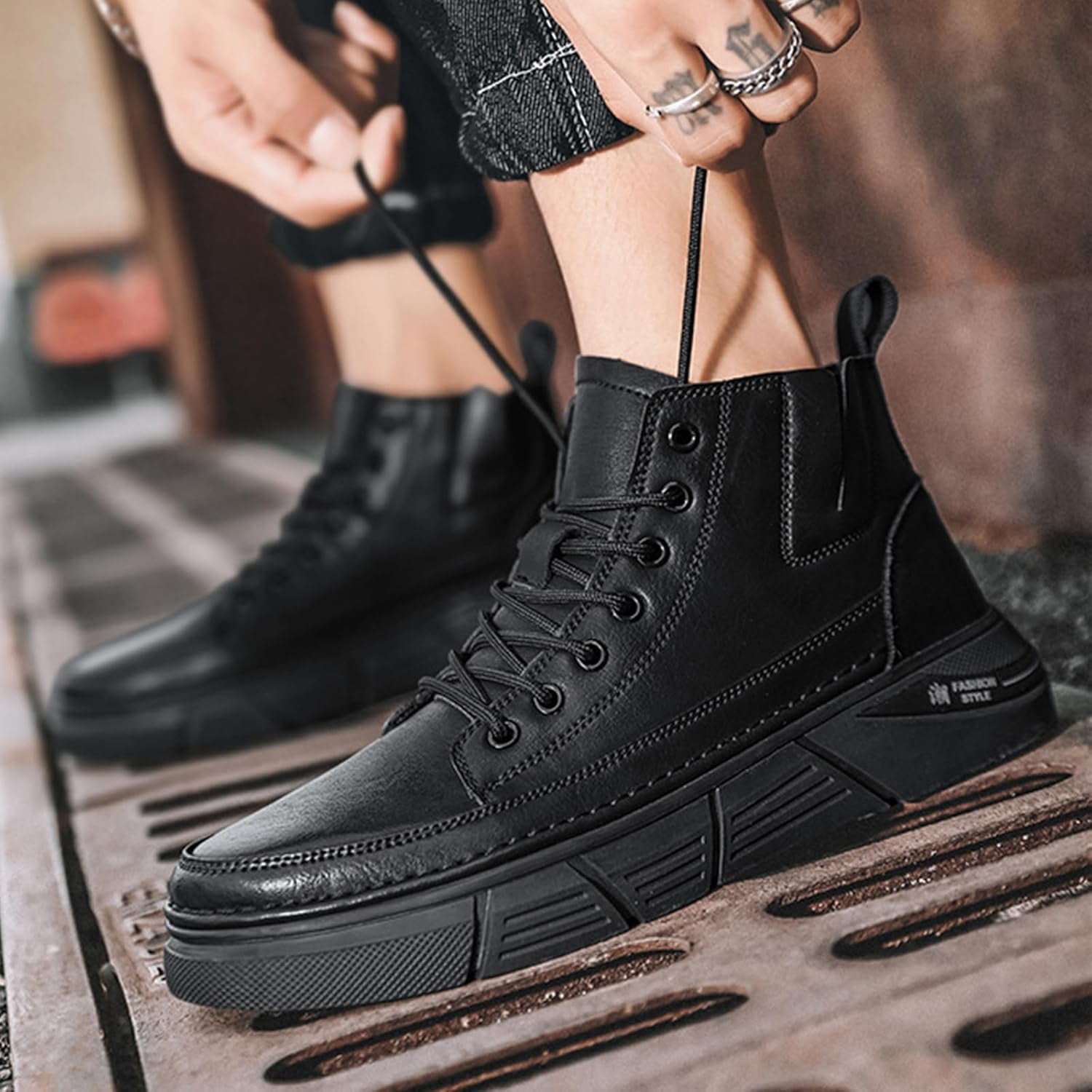 Ameri MEDI SCOOP OUT SHORT BOOTS ブラックS Ameri VINTAGEMEDI SCOOP OUT SHORT BOOTS