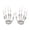 #002, variant on 2 Pack Halloween Skeleton Hands Realistic Life Size Skeleton Hands for Ghost Festival Halloween Themed Party Decoration Props (Right & Left)