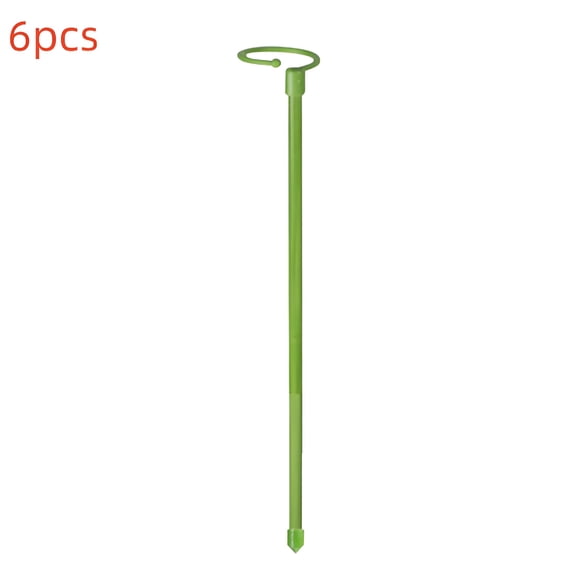 XIBUFE 2026 New Plant Support Stakes,6Pcs 23.61 Inch Plant Support Stakes,Rustproof Orchid Stakes,Reusable Plant Stakes for Indoor Plants Lily Peony Rose Flower