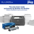 Brother HLL2420DW Wireless Compact Monochrome Laser Printer with