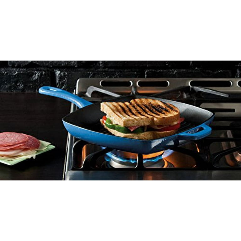 Le Creuset Enameled Cast Iron 10 Rectangular Reversible Grill and Griddle  Pan