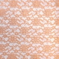 thumbnail image 1 of Raschel Lace Fabric 60" Wide Polyester French Floral by the yard (Peach), 1 of 3