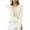 White, variant on Female Sweaters Women's Wool Blend Summer Fall Tops Lightweight Business Casual Blouses Fall Sweater M