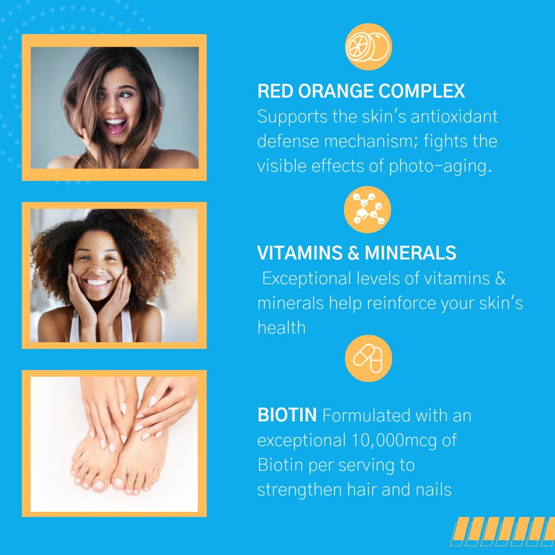 Consult Beaute Caps Pro - Supports Healthy Hair, Skin and Nails - 180 Count