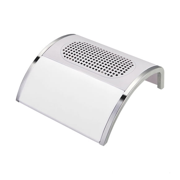 Nageldammsugare - Sugsystem för manikyr och naglar - Dammsugare, dammuppsamlare för manikyr 25,8x24x10cm vit