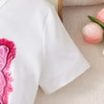thumbnail image 5 of Shadoumai Girls 2 Piece Outfits Summer Clothes Short Sleeve Drop Shoulder Shirt and Skirt with Built-in Shorts Athletic Sets, 5 of 8