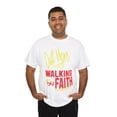 thumbnail image 6 of DJH Apparel | Out Here Walking By Faith Christian Unisex T-shirt, 6 of 7