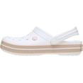 thumbnail image 4 of Zapatos Crocs Crocband Unisex Zueco Blanco Rosa Caramelo 9W 7M, 4 of 7