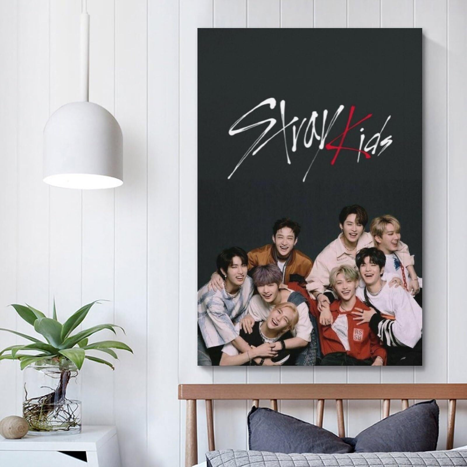 Stray Kids Kpop Poster SKZ Kopo Korean Male Group Canvas Art