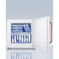 thumbnail image 3 of Compact manual defrost all-freezer with lock and copper handle, 3 of 4