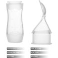 thumbnail image 5 of 2 cucharas dispensadoras de comida para bebés de silicona, alimentador de frutas para bebés de 4 oz Sincero Electrónica, 5 of 5