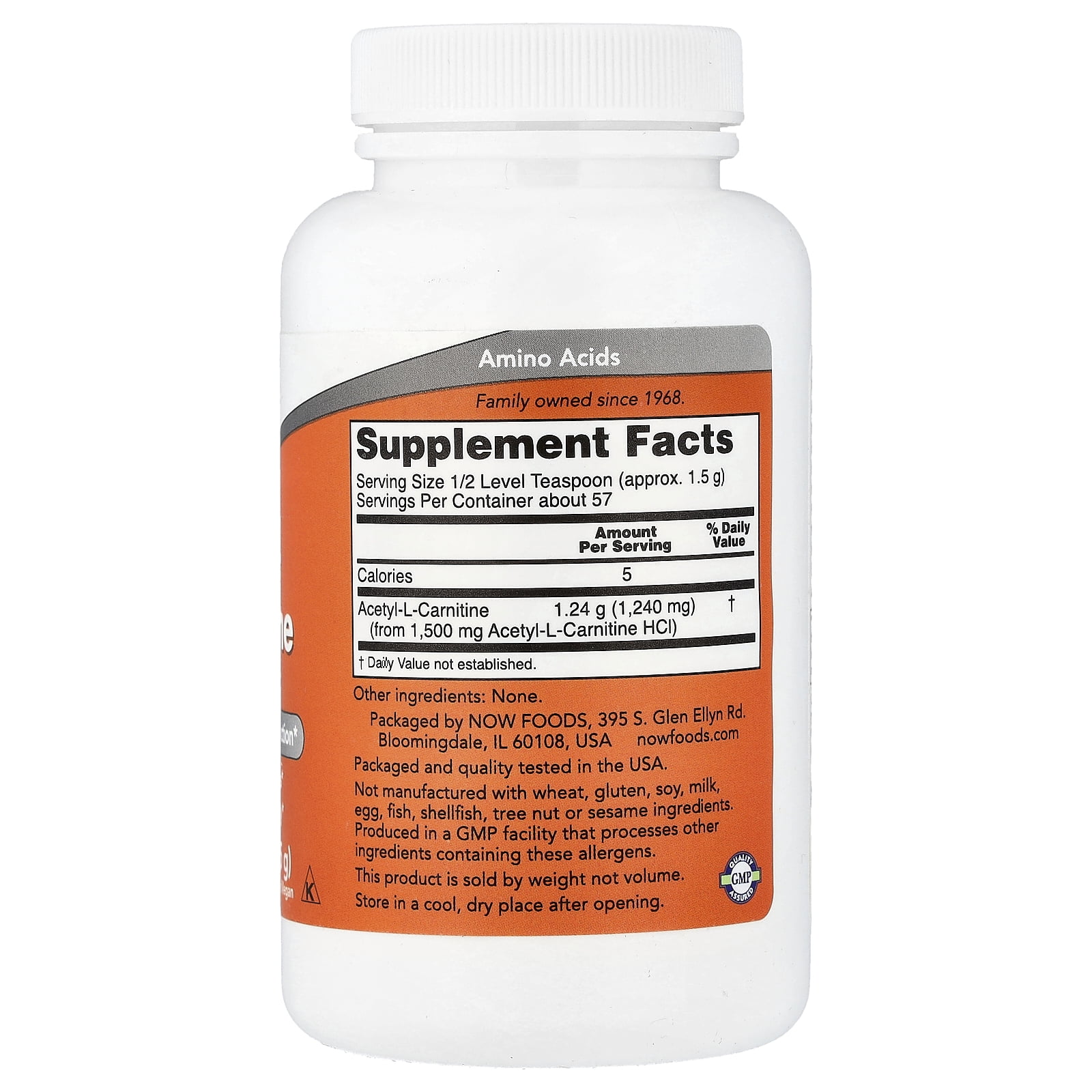 is acetyl l carnitine a blood thinner NOW Acetyl L-Carnitine Pure Powder, 57 Servings