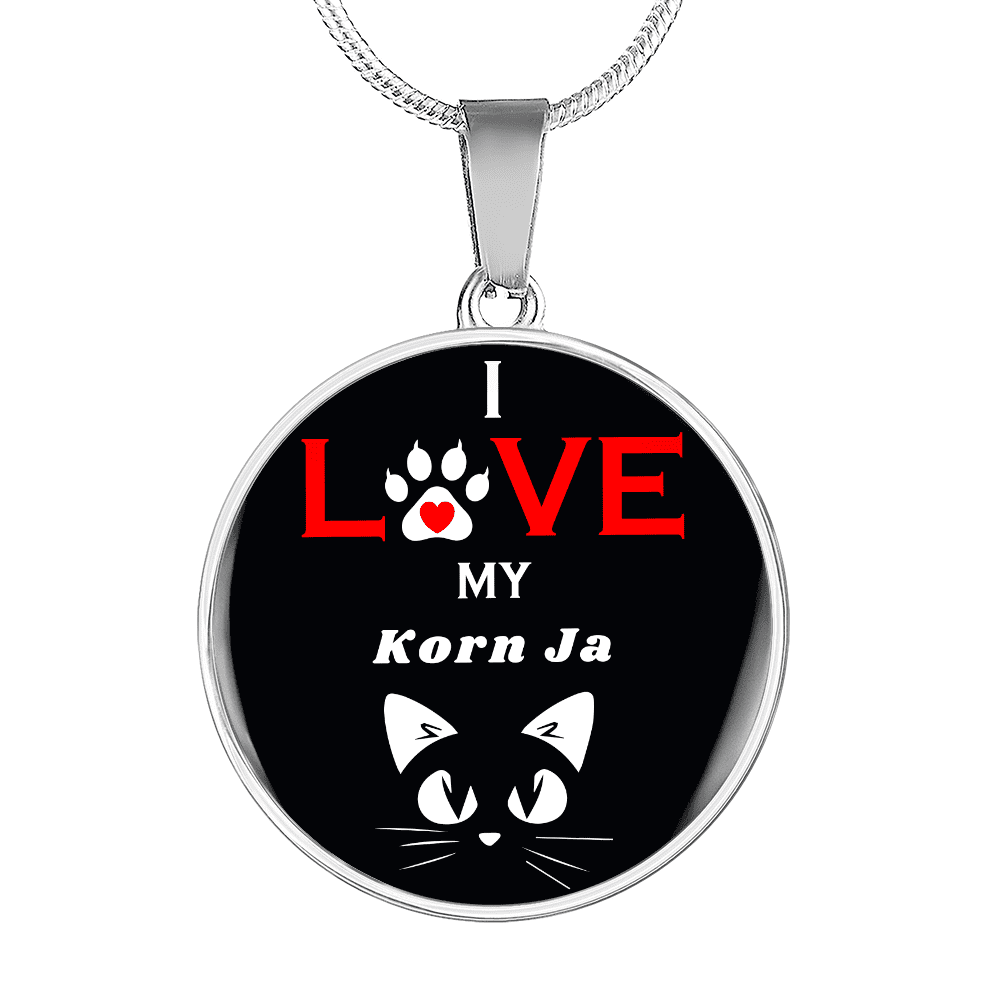 Korn  Necklace 925 Silver Plated