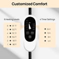 thumbnail image 2 of TURBRO Extra Large Pet Heating Pad, Electric Heated Dog Bed for Large Breeds, Temperature & Timer Controller, Anti-Bite Cord, Removable Outer Cover, for Indoor Use, MET Certified, 48’’x28’’, 2 of 7