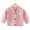Pink, variant on Cethrio Girls Bomber Jackets Size 10-12, Cotton V Neck Casual Long Sleeve Kids Cardigans Pink