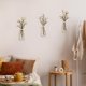 thumbnail image 5 of Decoración de pared en forma de pigort con flores metálicas rústicas para decoración de granja, 3 unidades, 5 of 6