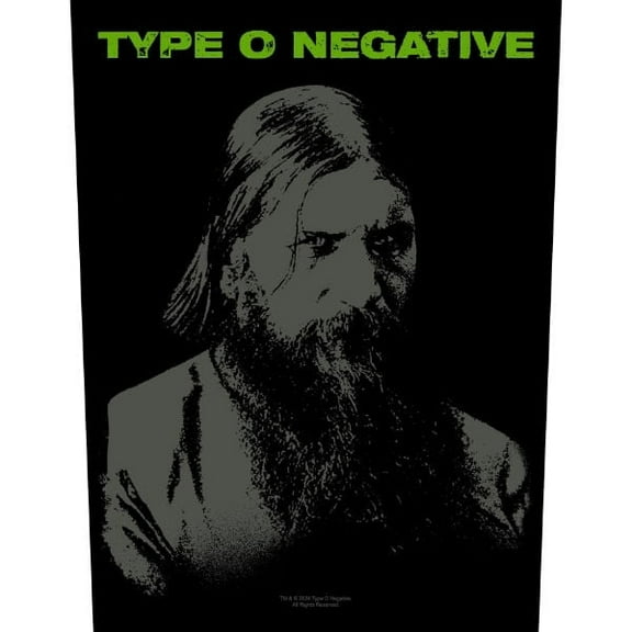 Type O Negative - Dead Again - 14" x 11" Woven Back Patch