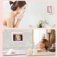 thumbnail image 6 of Bathroom Waterproof Phone Case Mobile Phone Holder Rotating Wall-Mounted Mobile Phone Stand Storage Box Punch-Free Bracket（Pink）, 6 of 8