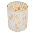thumbnail image 2 of Mosaic Glass Candlestick, Multipurpose Hand Made Glass Candle Holder  For Wedding, 2 of 8