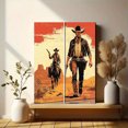 thumbnail image 6 of Wild West Cowboy Canvas Prints/Wall Art，Suitable for Living Room， Bedroom， Office， Dining Room， and Bar Decoration., 6 of 8